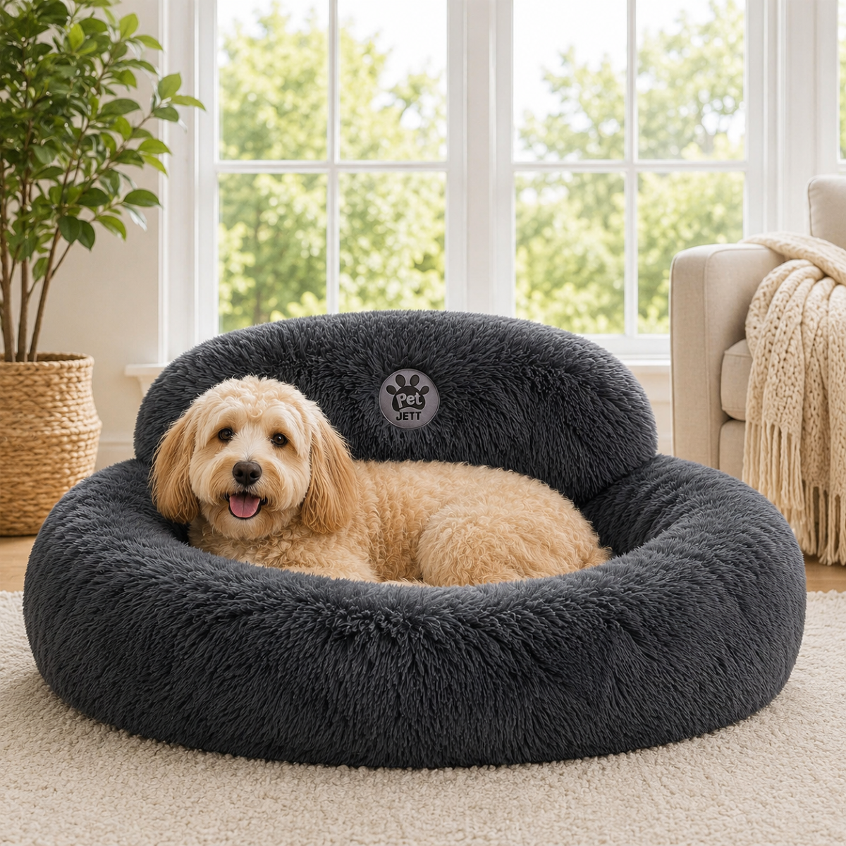 PetJett Calming Dog Bed